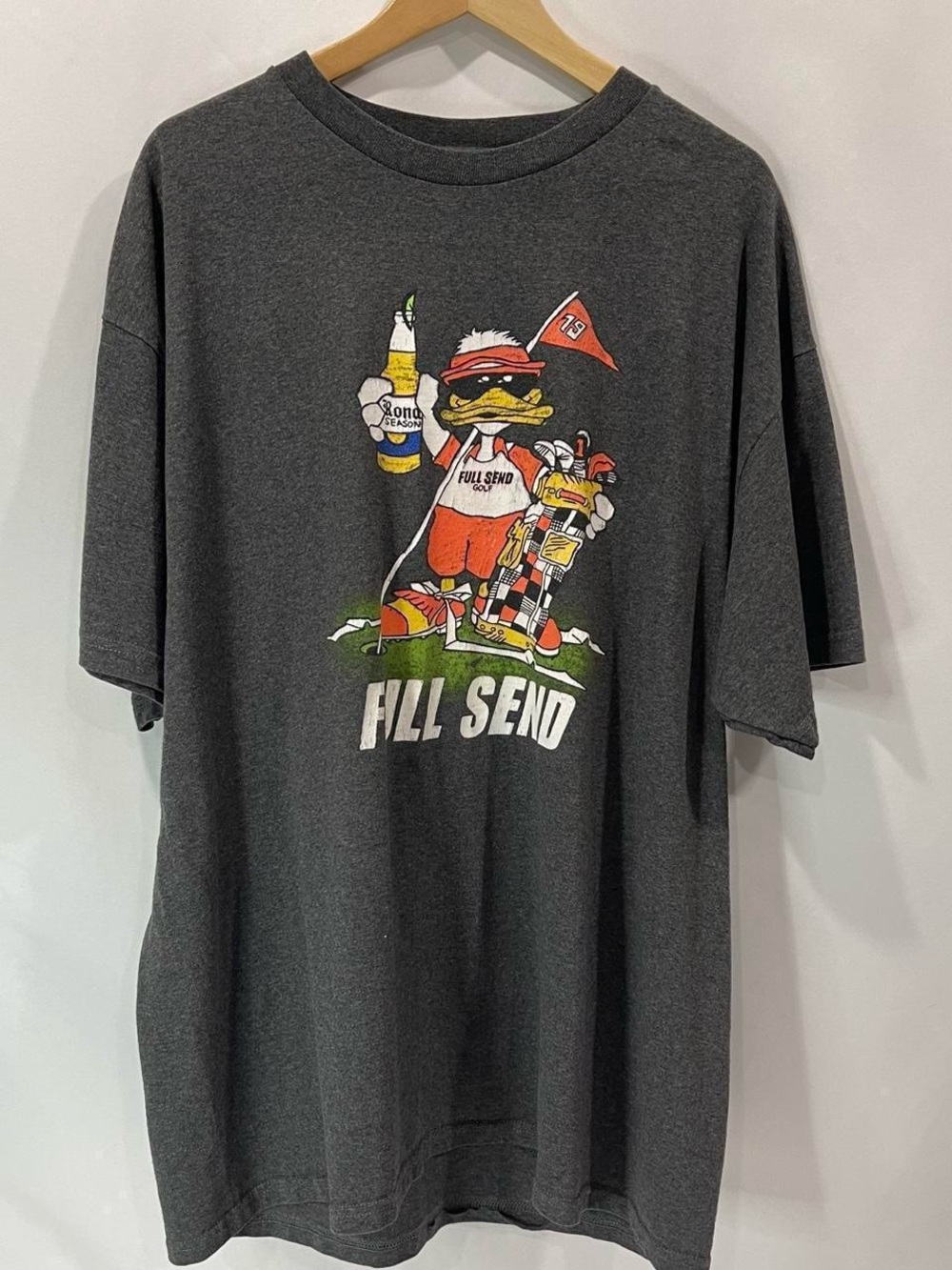 Full Send Graphic Tee - Charcoal Men's T-Shirt